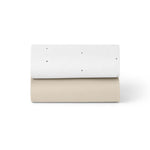 Snuzpod Crib 2 Pack Fitted Sheets - White/Dot