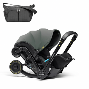 Doona X Car Seat & Stroller - Slate Green/Forest Grey + FREE Essentials Bag Worth £54.99!