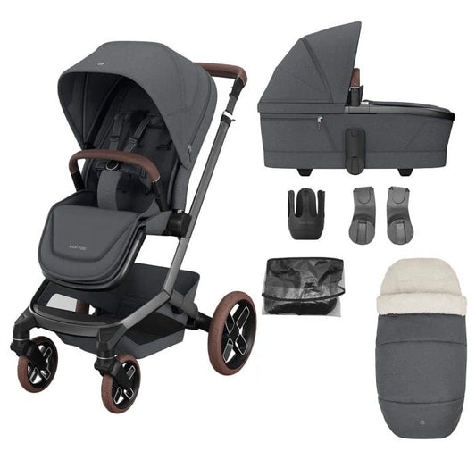 Maxi Cosi Fame 7 Piece Essential Bundle - Twillic Graphite