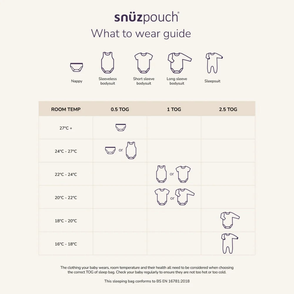 SnuzPouch Sleeping Bag – Blush Dot