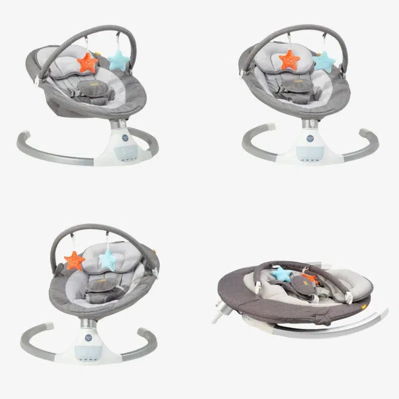 OPEN BOX Bababing Hub Electric Baby Swing - Grey