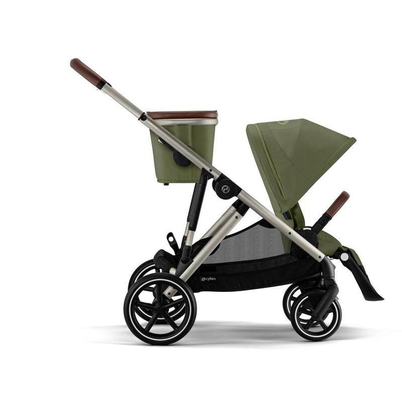Cybex Gazelle Essential Bundle Inc Gold Footmuff - Moss/Taupe