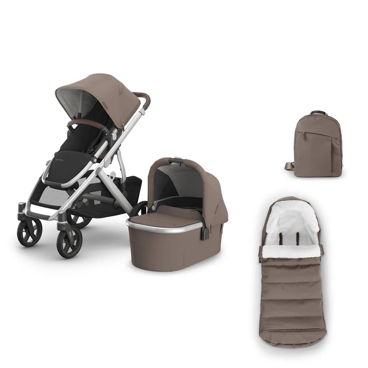 Uppababy Vista V3 Pushchair & Pram + Ganoosh + Backpack - Theo