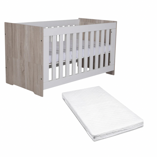 BabyStyle Verona Cot Bed + Fibre Mattress COLLECTION ONLY