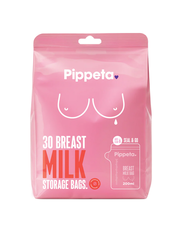 Pippeta Breast Milk Storage Bags - 30 Pack