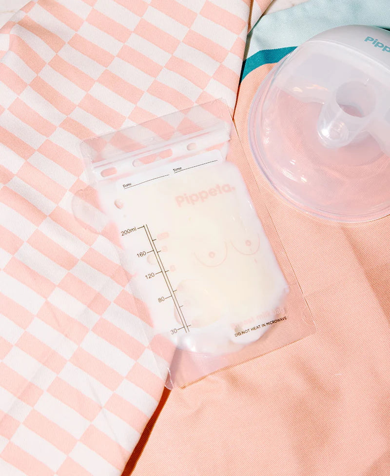Pippeta Breast Milk Storage Bags - 30 Pack