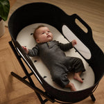 Snuz Moses Basket/Pram 2 Pack Fitted Sheets – Sand/Cloud