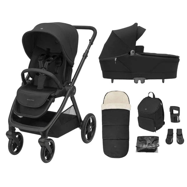 Maxi-Cosi Oxford+ 9 Piece Complete 360 Bundle - Twillic Black