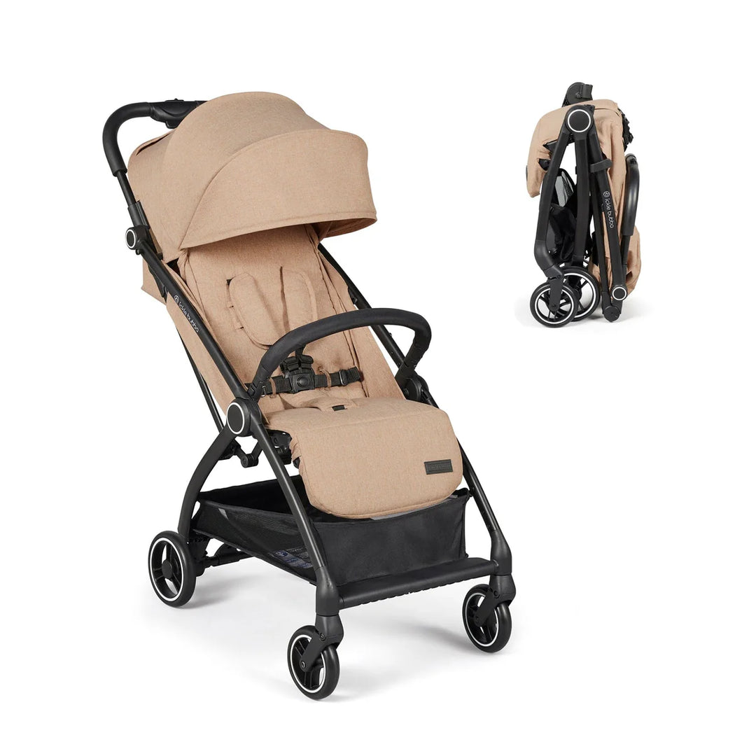 Ickle Bubba Aries Auto Fold Compact Stroller - Biscuit