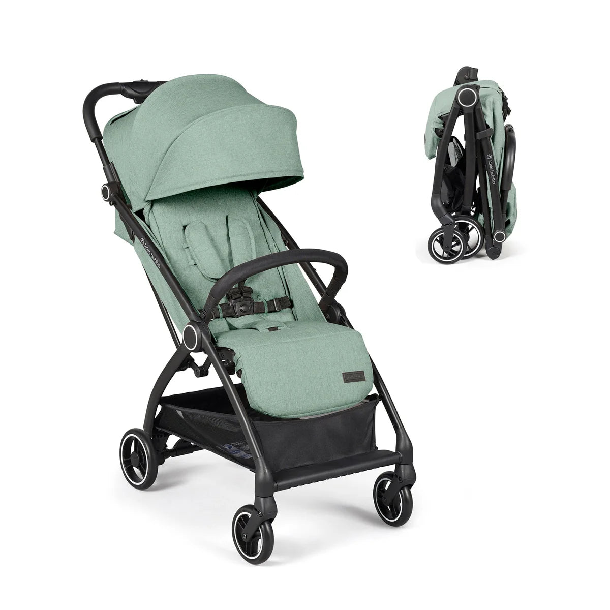 Ickle Bubba Aries Auto Fold Compact Stroller - Sage Green
