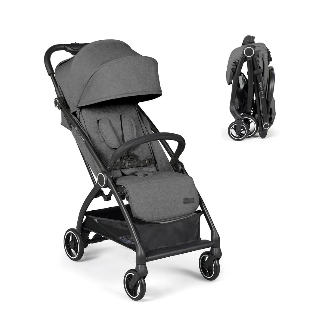 Ickle Bubba Aries Auto Fold Compact Stroller - Graphite Grey