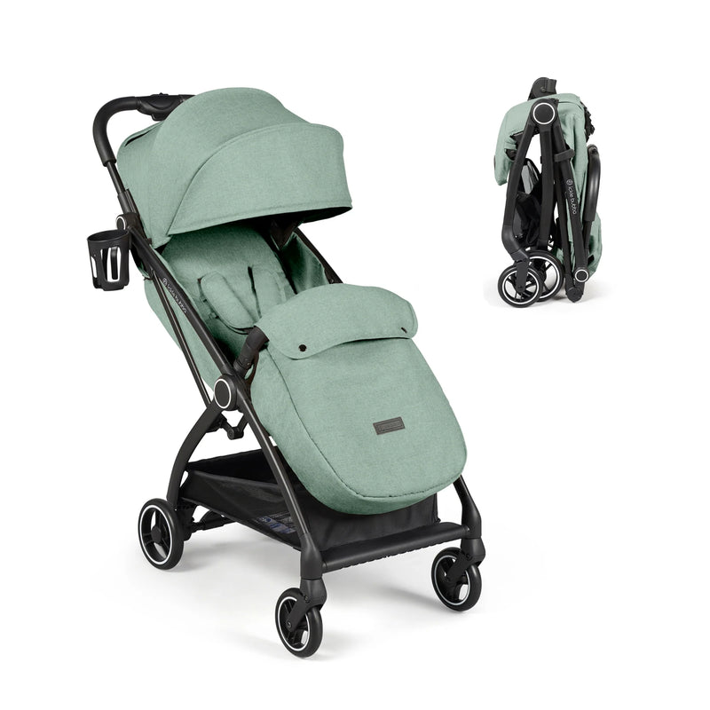 Ickle Bubba Aries Auto Fold Compact Stroller - Sage Green