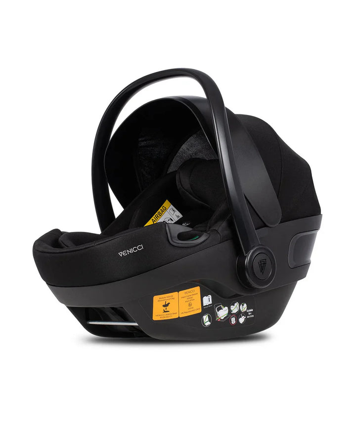 Venicci Upline Special Edition 4in1 Travel System Inc Engo Car Seat + Isofix Base - Powder