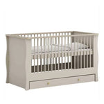 EX DISPLAY Little Acorns Celeste Cot Bed with Under Drawer – Cashmere/Grey Ash COLLECTION OR LOCAL DELIVERY ONLY
