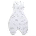 Purflo Swaddle To Sleep Bag 0.5 Tog 0-4m - Cotton Clouds