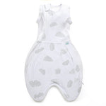 Purflo Swaddle To Sleep Bag 0.5 Tog 0-4m - Cotton Clouds