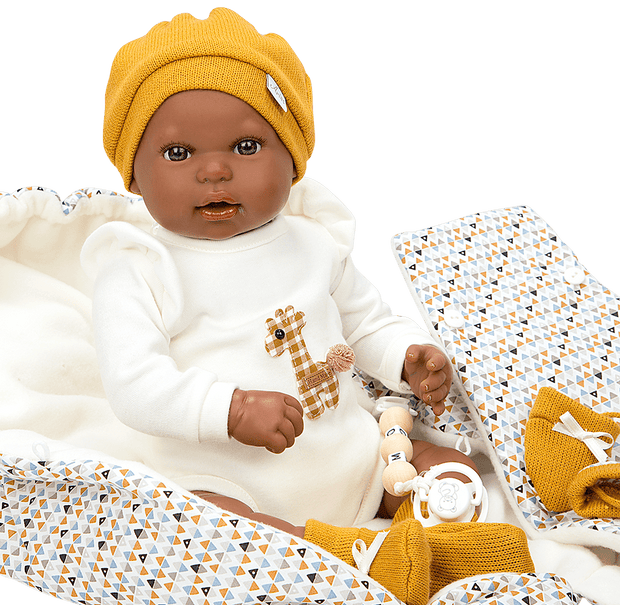 Arias 45cm Reborn Doll Raphael with Sleeping Bag