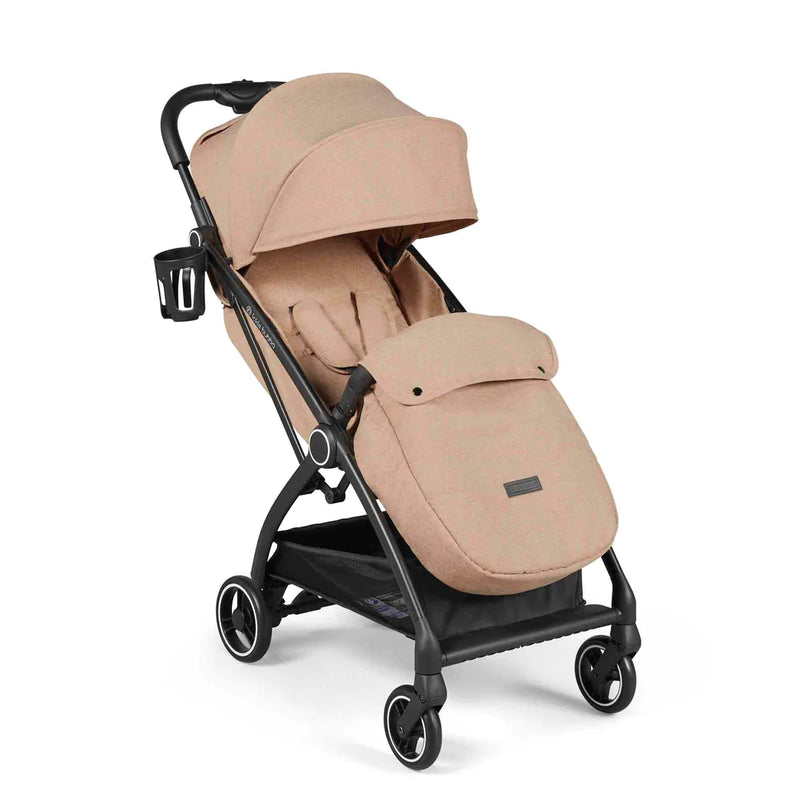 Ickle Bubba Aries Auto Fold Compact Stroller - Biscuit