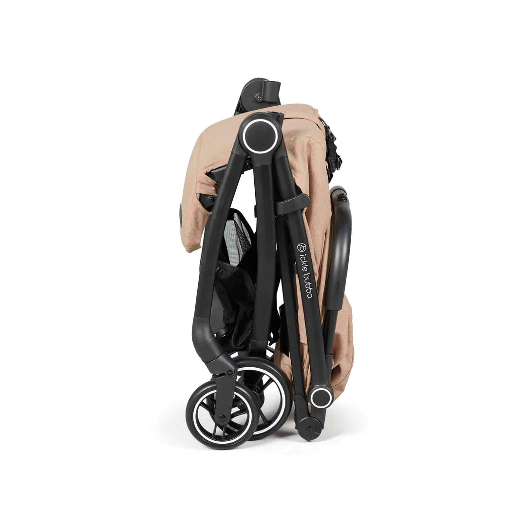 Ickle Bubba Aries Auto Fold Compact Stroller - Biscuit