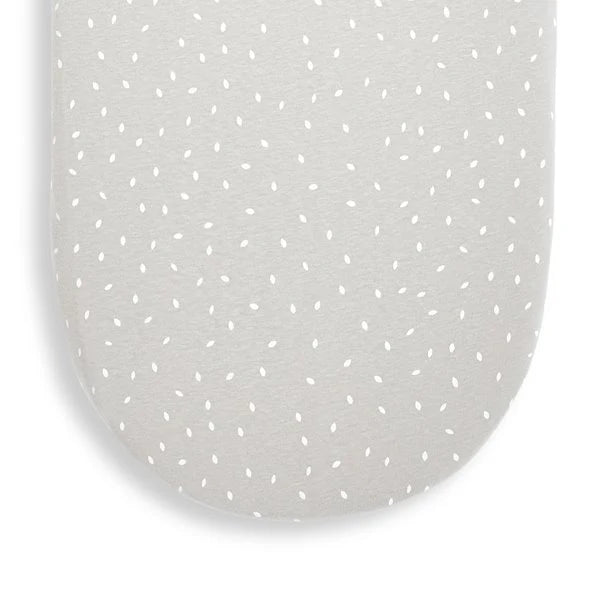 The Little Green Sheep Moses Basket Linen Sheets - Dove Rice