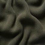 The Little Green Sheep Organic Knitted Cellular Baby Blanket – Juniper
