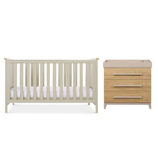 Tutti Bambini Misha Hallee 2 Piece Room Set - Mushroom/Golden Oak