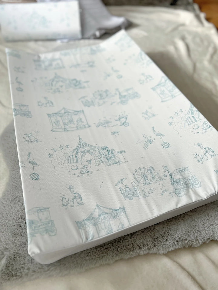 The Gilded Bird Circus Toile Wedge Mat