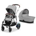 Cybex E-Gazelle S Pushchair - Stone Grey/Silver