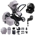 iCandy Core2 Travel System with Maxi-Cosi Pebble 360 Pro2 & FamilyFix 360 Pro Base - Storm Grey