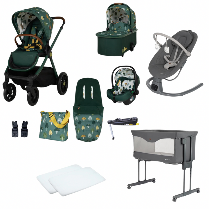 Cosatto Giggle 4 Everything Travel System + Bebeconfort Home Bundle - Faraway