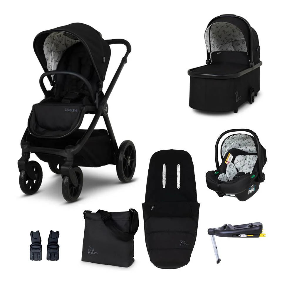 Cosatto Giggle 4 Everything Travel System + Bebeconfort Home Bundle - Foxed