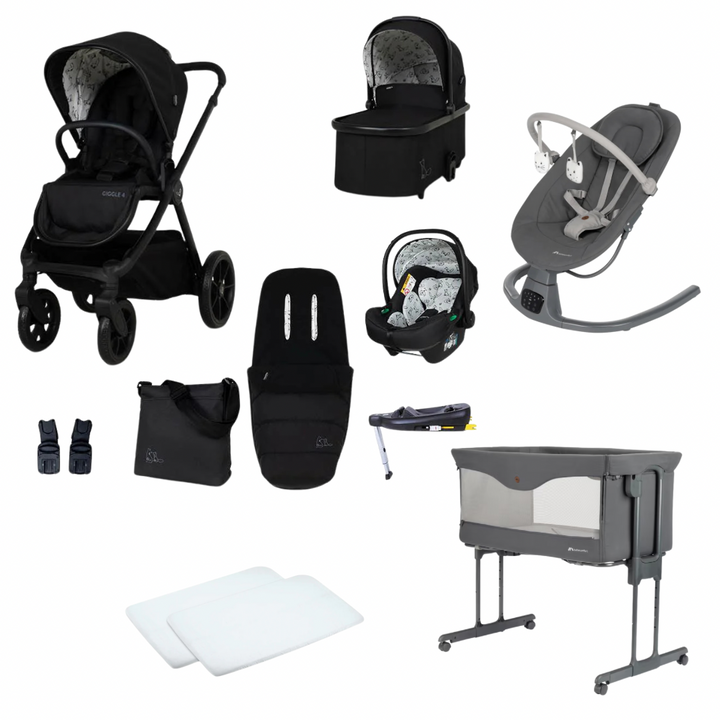 Cosatto Giggle 4 Everything Travel System + Bebeconfort Home Bundle - Foxed