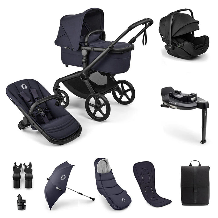Bugaboo Fox 5 Renew Ultimate Newborn Otter Travel System
 - Deep Indigo