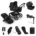 Bugaboo Fox 5 Renew Ultimate Newborn Otter Travel System  - Heritage Black