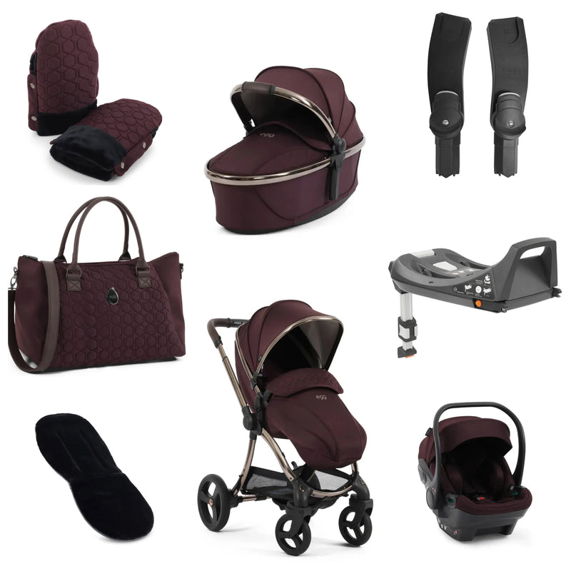 egg3 Travel System Bundle - Mulberry