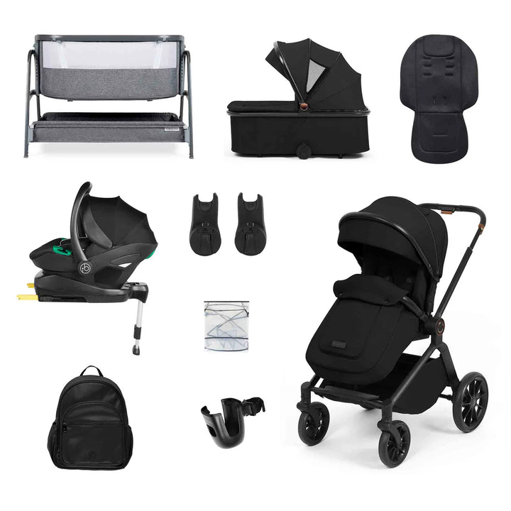 Ickle Bubba Altima Travel System & Home 14 Piece Bundle - Black