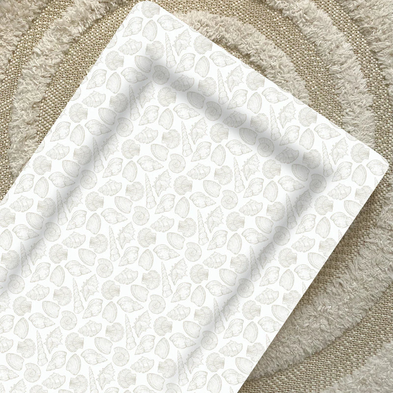Bobbin & Bumble Standard Changing Mat – Seashell Print
