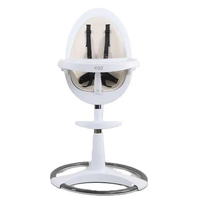 OPEN BOX egg Home Highchair - White/Cream