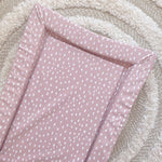 Bobbin & Bumble Standard Changing Mat – Dusky Pink Spots Print