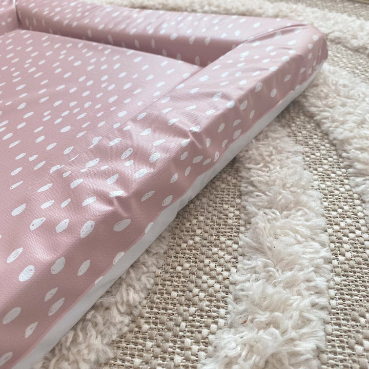 Bobbin & Bumble Standard Changing Mat – Dusky Pink Spots Print