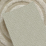 Bobbin & Bumble Anti-Roll Wedge Changing Mat – Sage Green Spotty Print