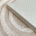 Bobbin & Bumble Anti-Roll Wedge Changing Mat – Sage Green Spotty Print