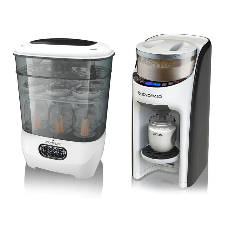 Baby Brezza Formula Pro & Steriliser Bundle - White