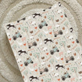 Bobbin & Bumble Anti-Roll Wedge Changing Mat - Gingers Farm Print