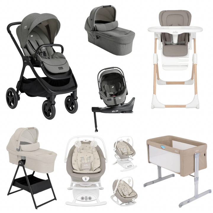 Joie Finiti Complete Travel & Home Luxury Bundle - Evergreen