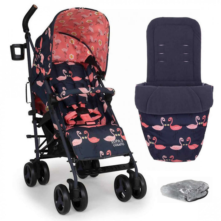 Cosatto Supa 3 Stroller - Pretty Flamingo