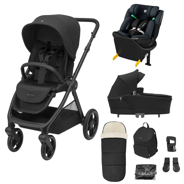 Maxi-Cosi Oxford+ & Emerald 360 S Bundle - Twillic Black