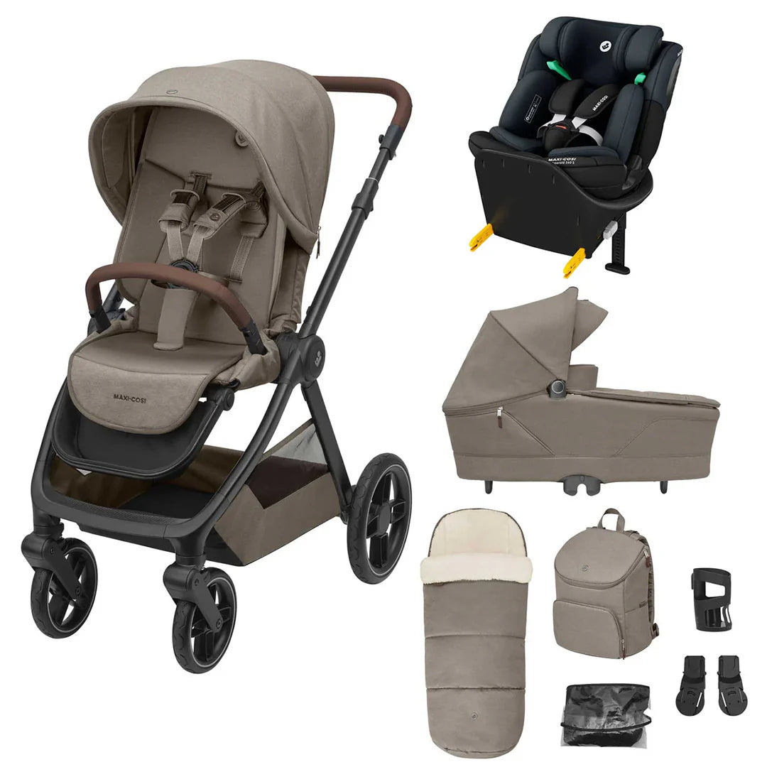 Maxi-Cosi Oxford+ & Emerald 360 S Bundle - Twillic Truffle