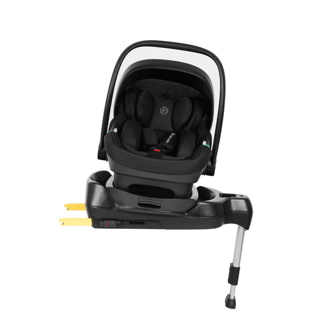 Ickle Bubba Cosmo 9 Piece Travel System with i-Size Nimbus Spin Car Seat + Isofix Base - Black