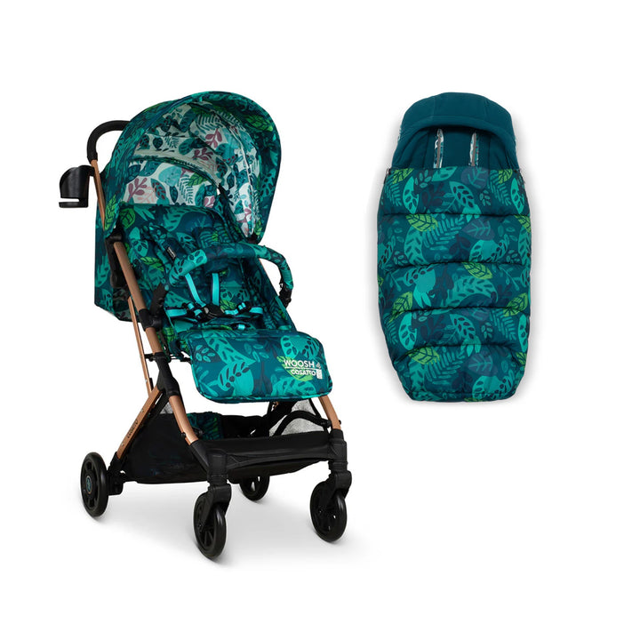 Cosatto Woosh 4 Stroller - Midnight Jungle + Ultimate Footmuff